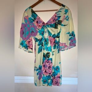 Maaji Tropical Seashore  Babydoll Dress Sz Med Reversible #beachy#resort#cruise